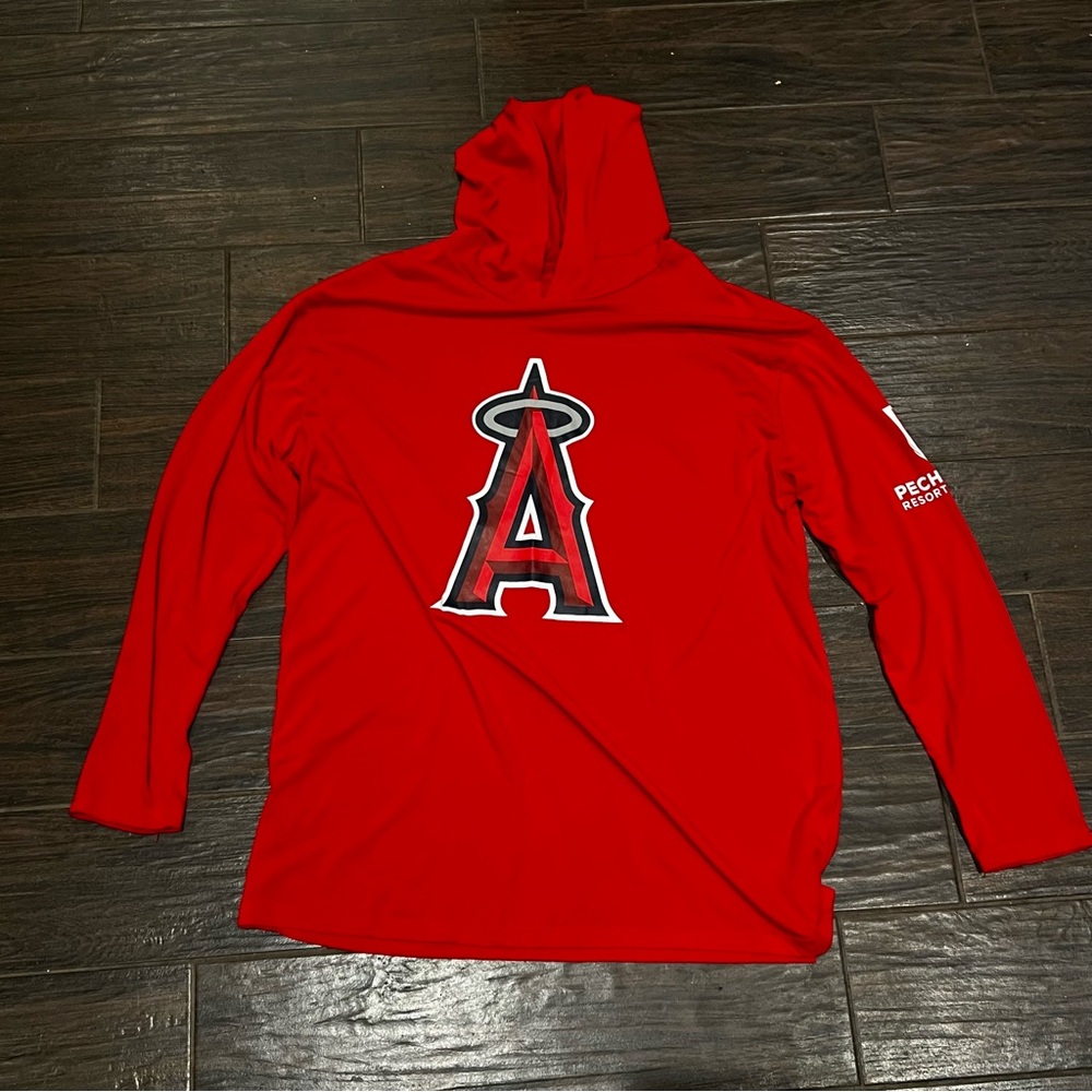 Angel’s MLB baseball game give away red Hoodie. NWOT XL cc